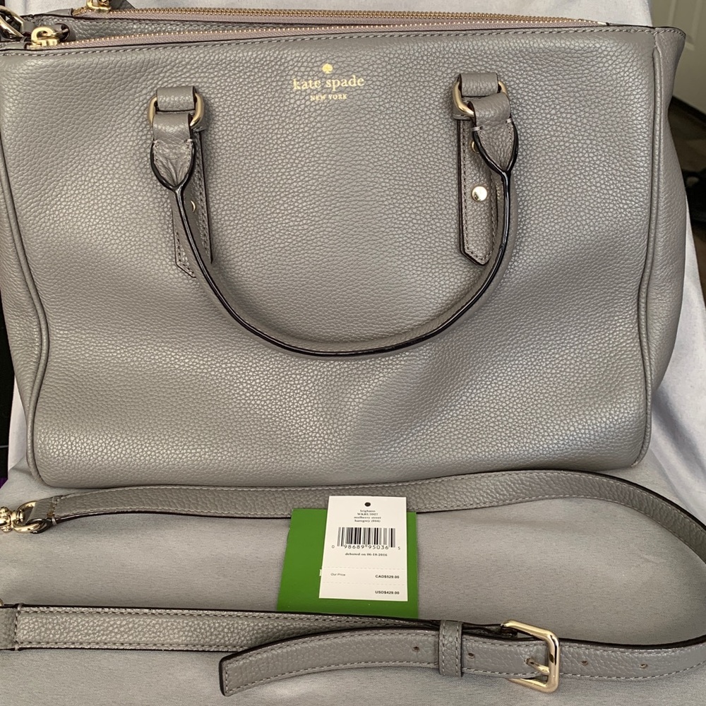 Kate Spade Mulberry Street Leighann Bag - Haregrey
